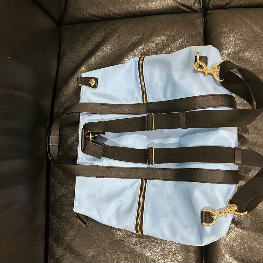 Henri Bendel Black and Blue Bag/ Backpack - Picture 3 of 16